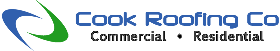 Cook Roofing Co logo - horizontal